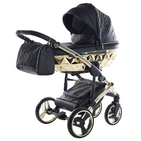 Schwarzer Kinderwagen Junama Enzo