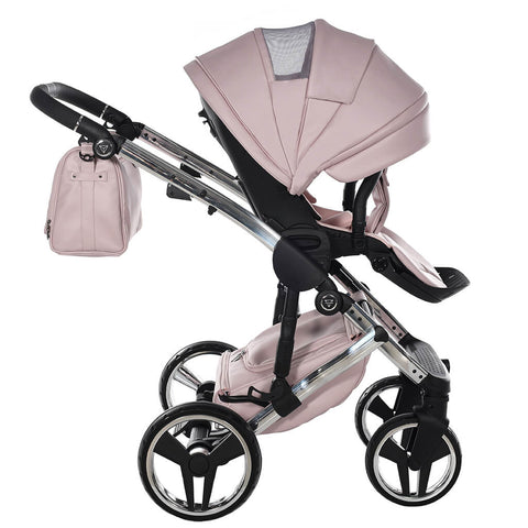 Buggyaufsatz rosa Kinderwagen Junama Enzo