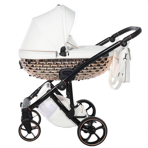 Kinderwagen Junama Zoomi in Weiß Gold