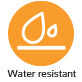 icon wasserabweisendes Material