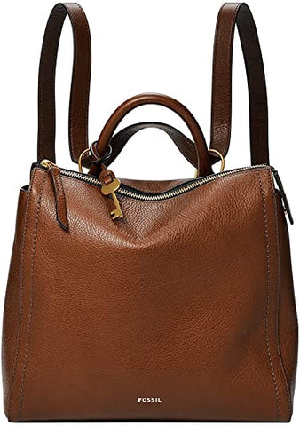Fossil Women's Leather Backpack Purse