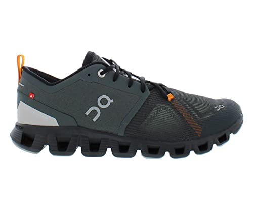 ON Men's Cloud X 3 Shift Sneakers, Lead/Turmeric, Grey, 10.5 Medium US ...