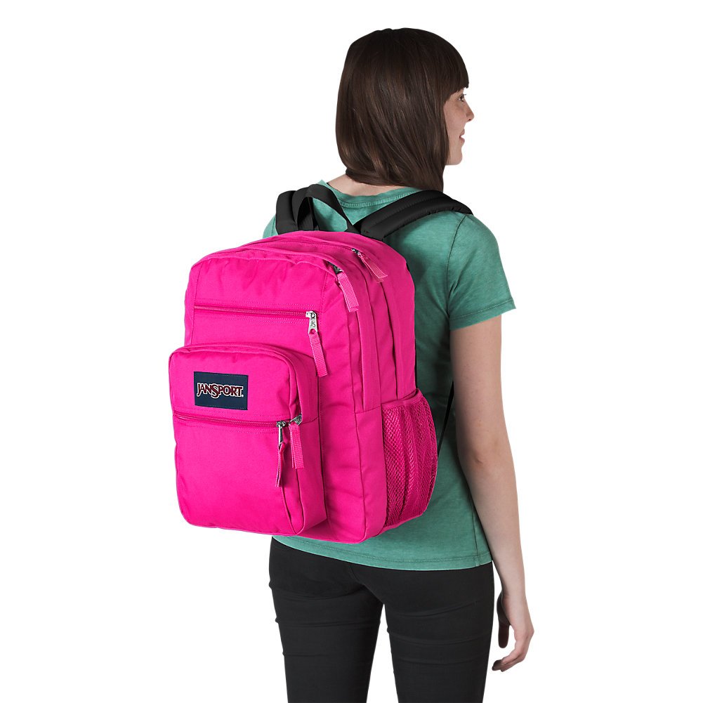 JanSport Big Student Backpack - Ultra Pink - Oversized | backpacks4less.com