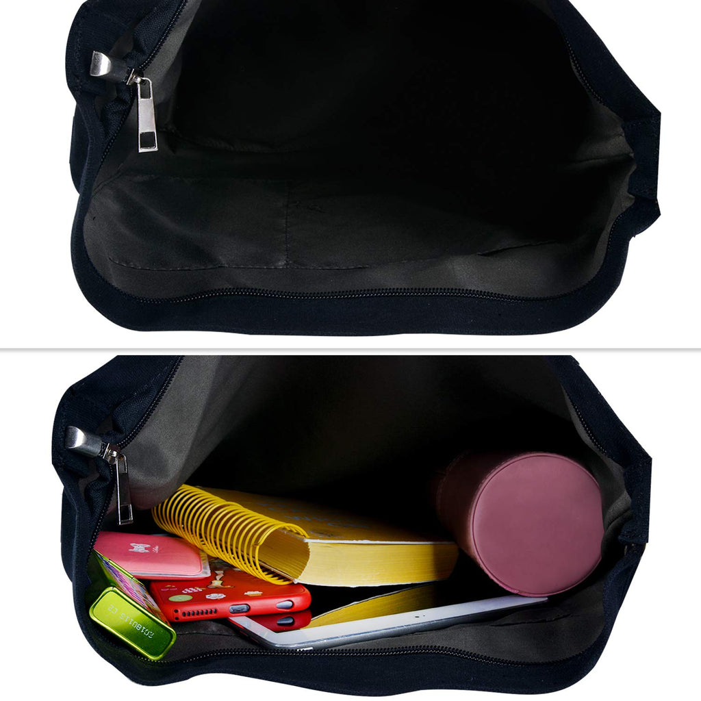Fanspack Women&#39;s Canvas Hobo Handbags Simple Casual Top Handle Tote Bag Crossbody Shoulder Bag ...