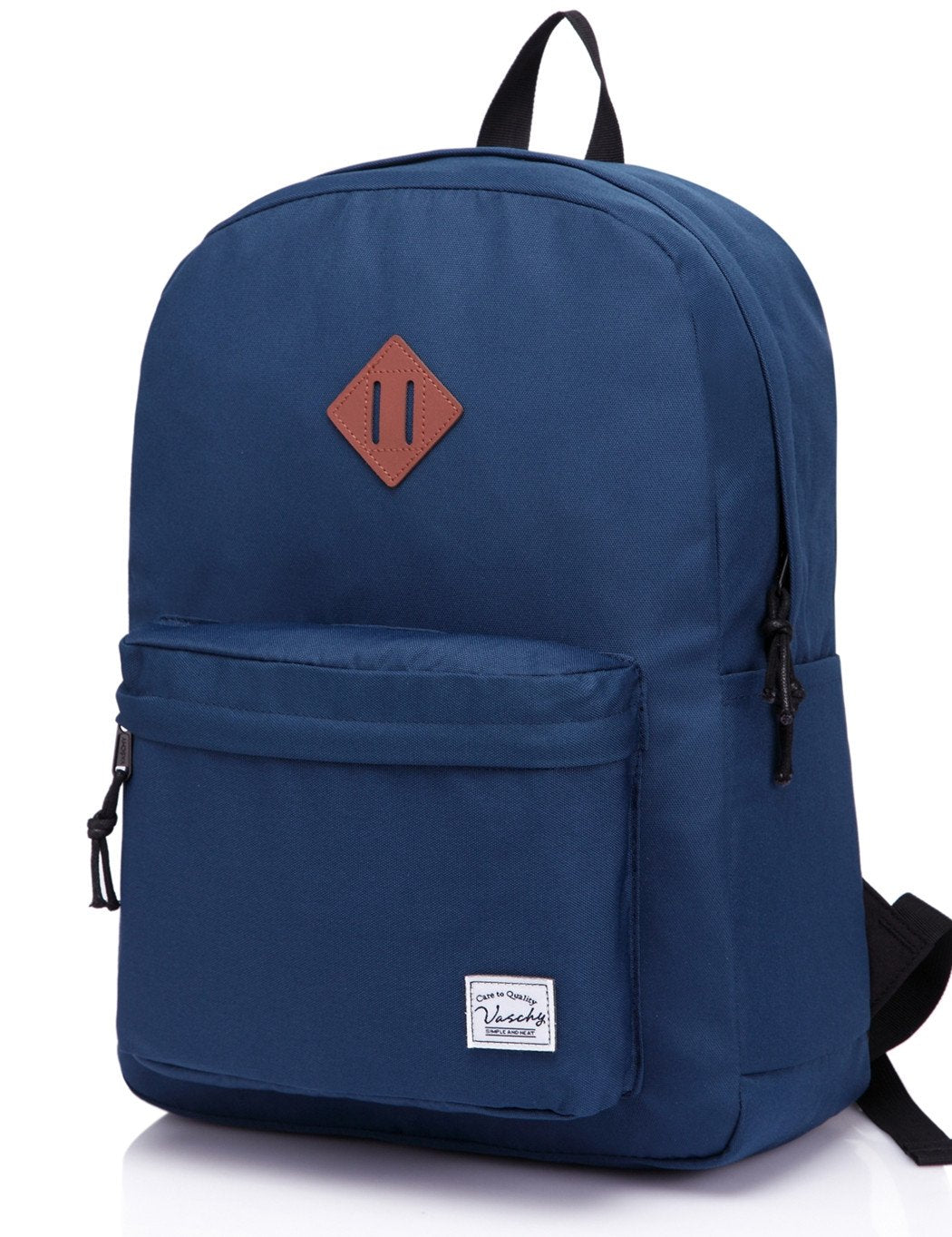 Lightweight Backpack for School, VASCHY Classic Basic Water Resistant ...