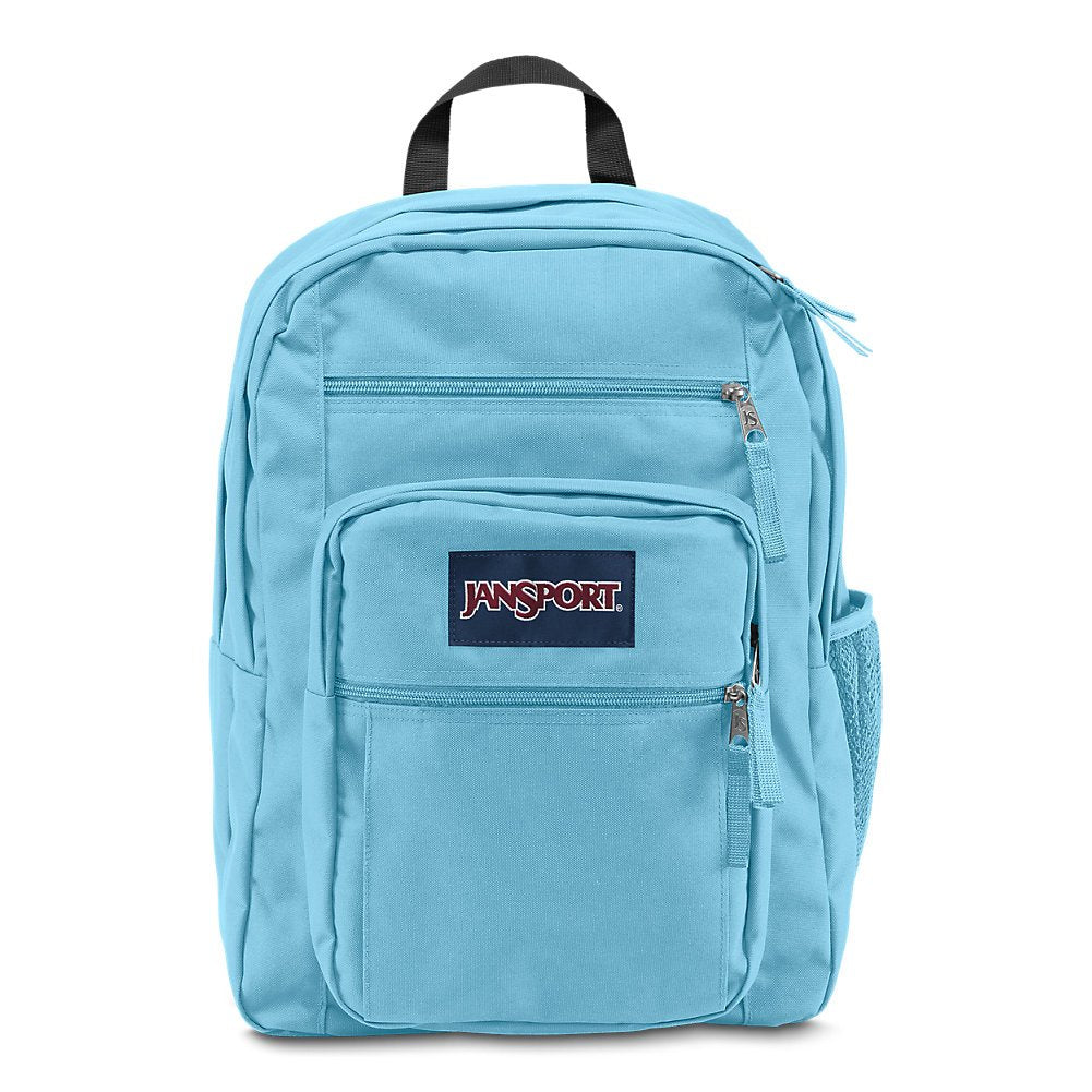 blue jansport bag