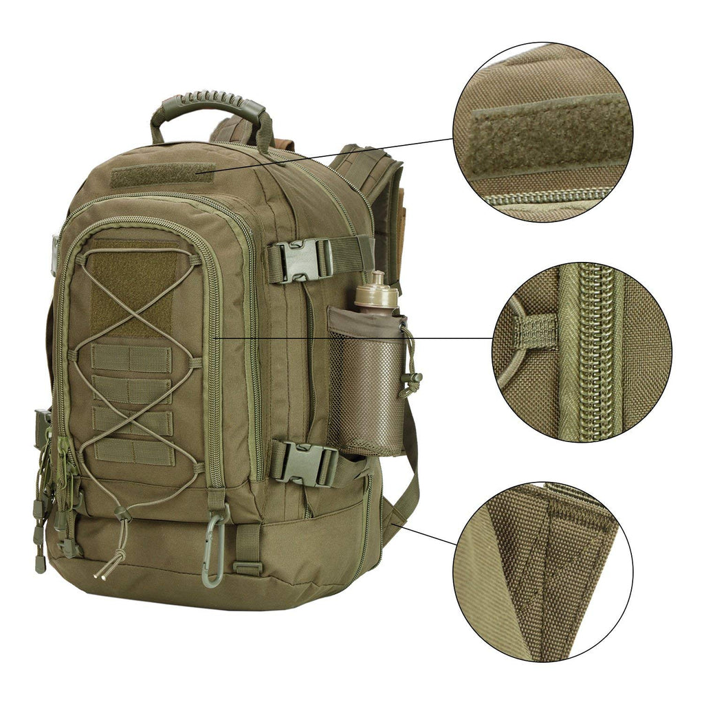 pans military expandable travel backpack