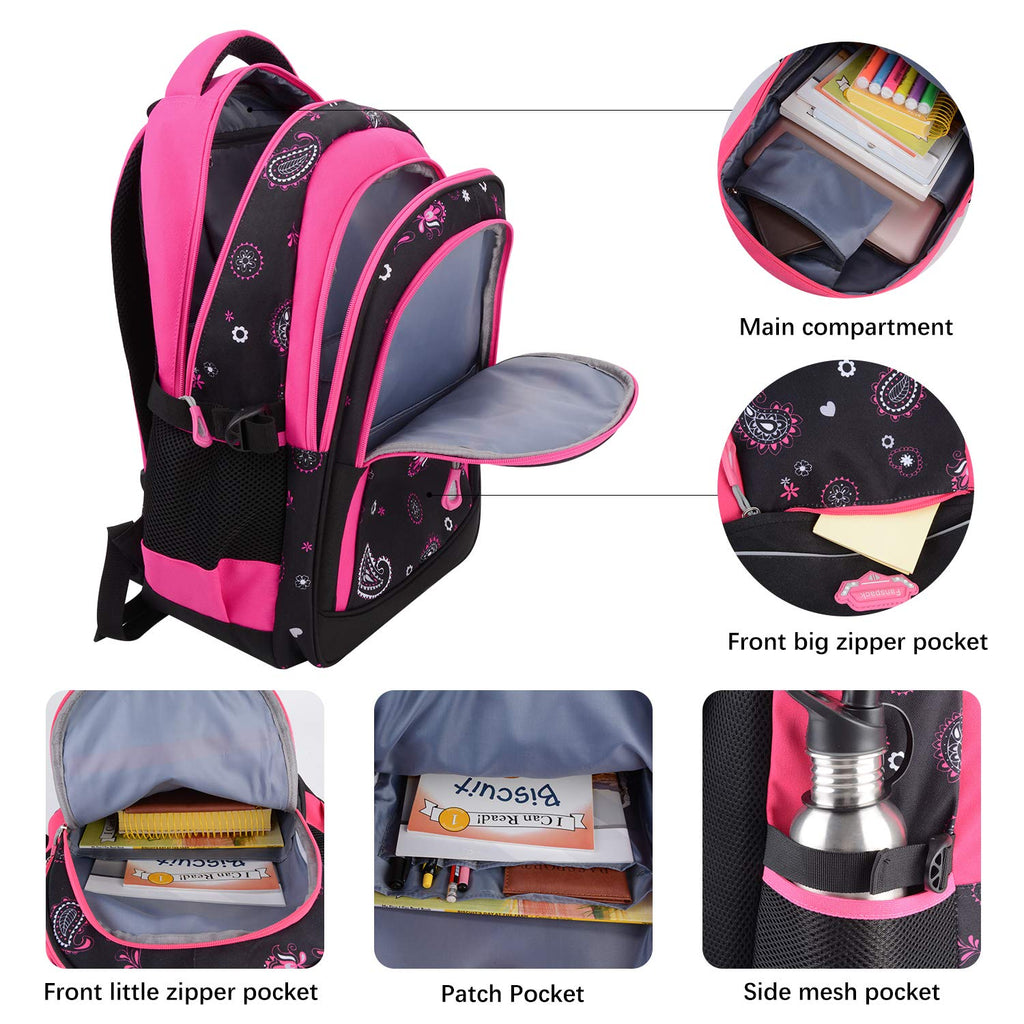 School Backpack, Fanspack Backpack for Girls 2019 New Kids Backpack Waterproof Large Girls ...