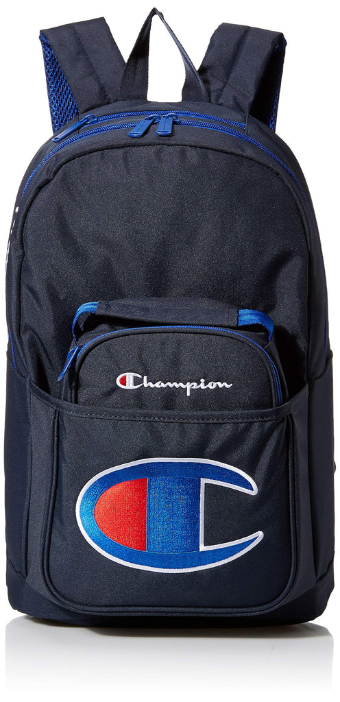 Champion Kids' Big Supercize Backpack & Lunch Kit Combo, Navy, Youth S ...