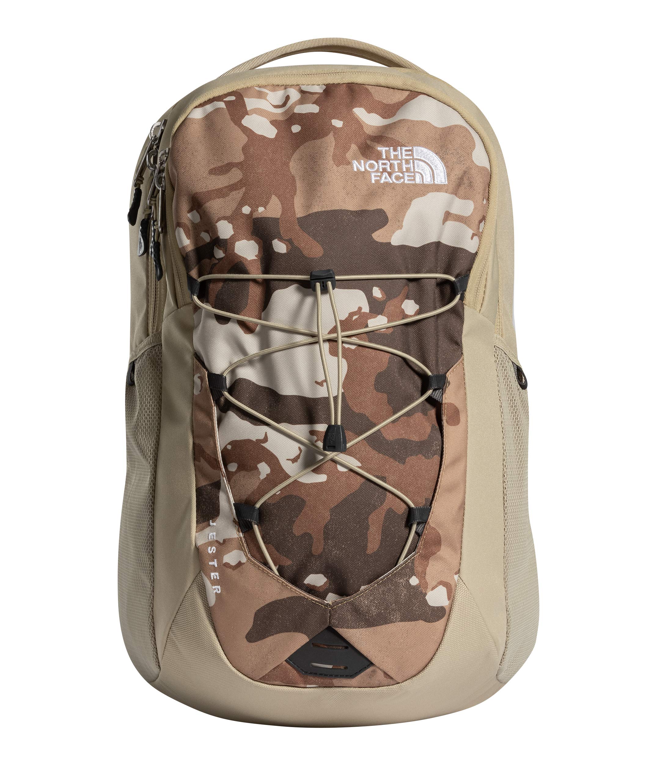 north face beige backpack