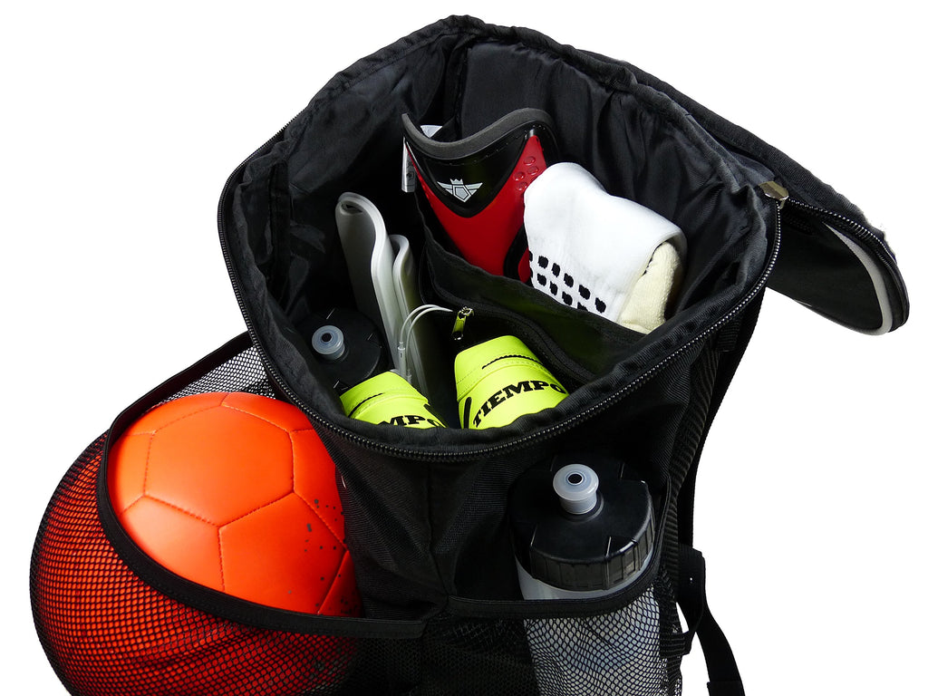 soccer bags with ball holder