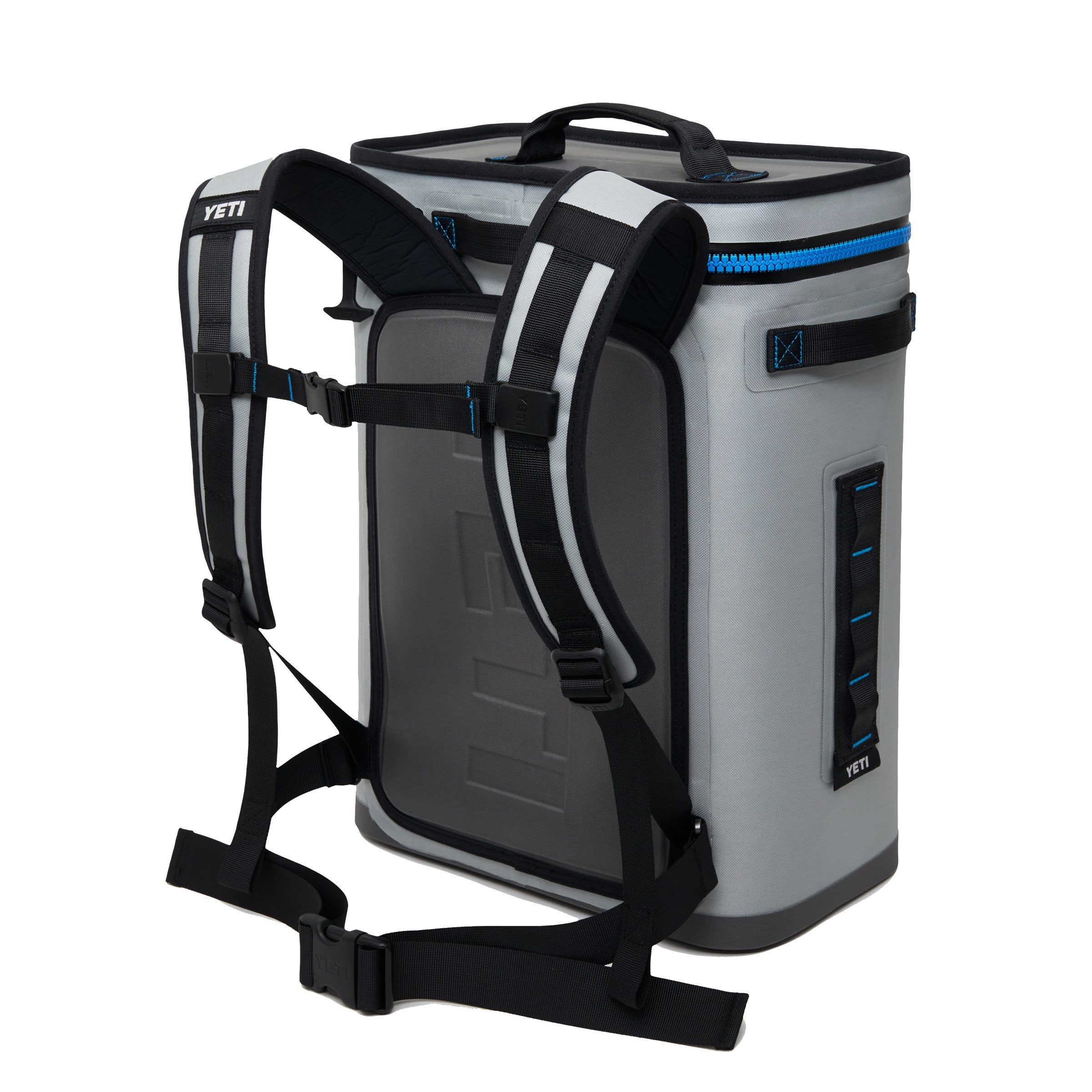 YETI Hopper Flip 8 Portable Cooler, Fog Gray/Tahoe Blue