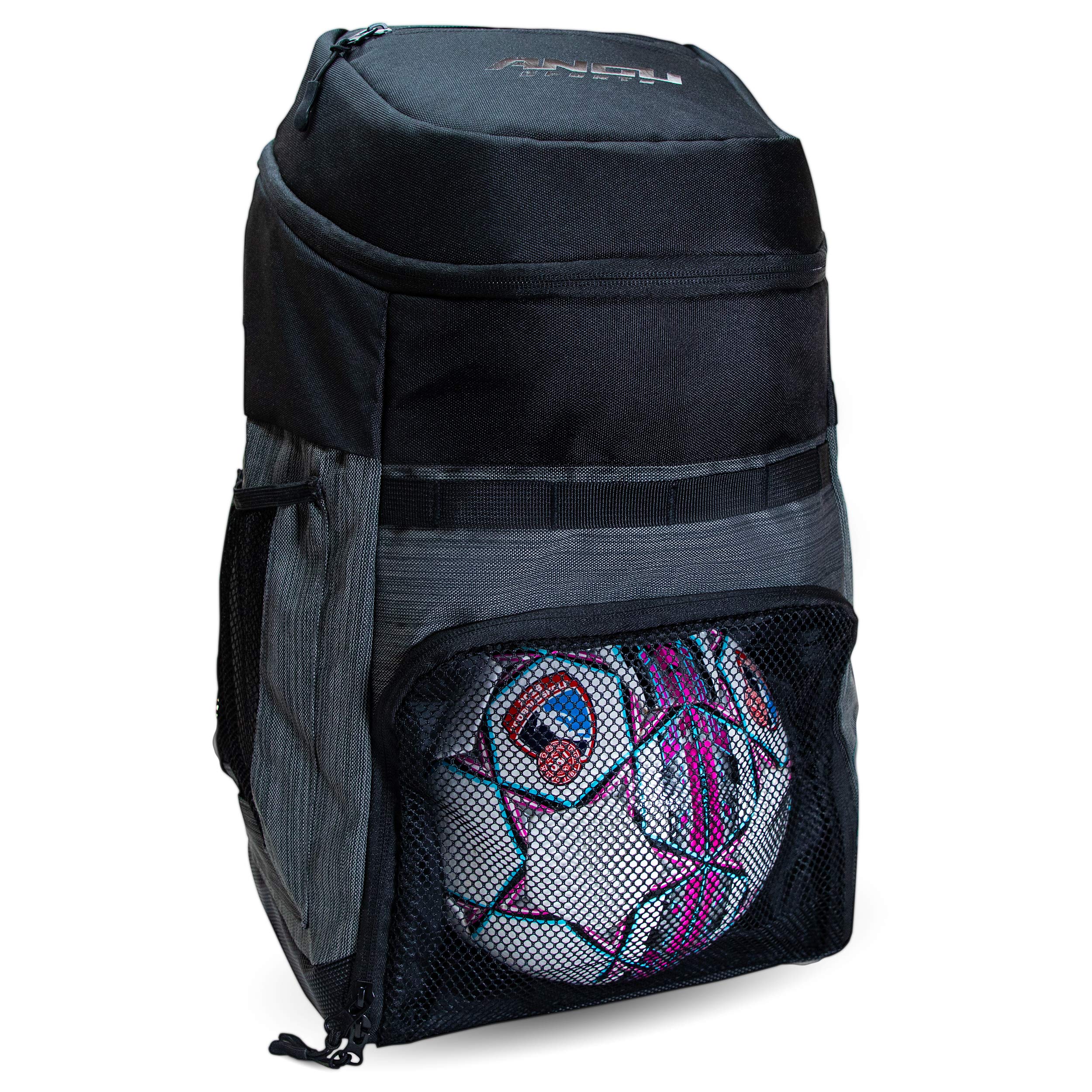 youth soccer bag with ball holder