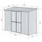 Outdoor Shed Ironsand 3070mm x 790mm