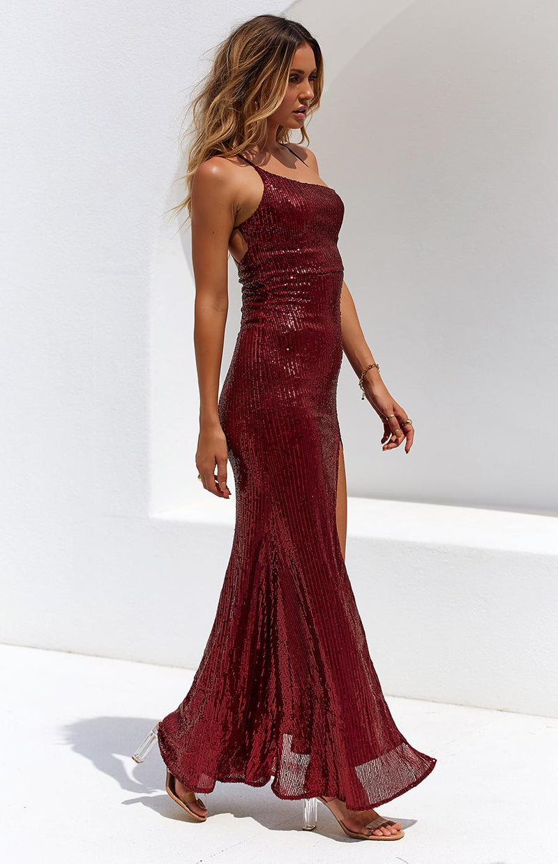 pelican sequin maxi