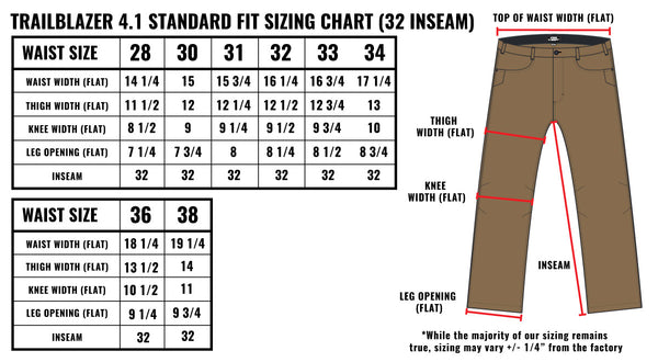 Pants Measure Guide | OFF THE GRID SURPLUS