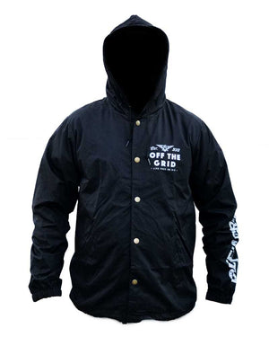 water resistant jacket with hood