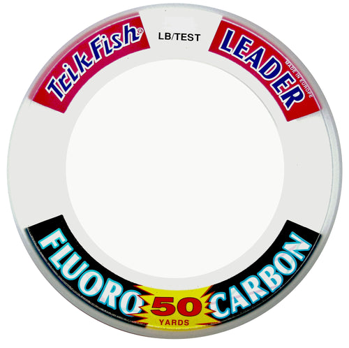 Triple Fish 40 lb Test Fluorocarbon Leader Fishing Line, Clear