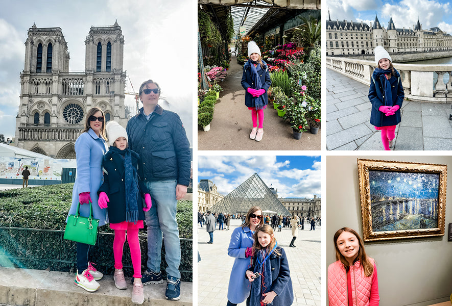 Paris, France - Notre Dame, the Flower Market, Palais de la Cite, the Louvre, Musee d'Orsay