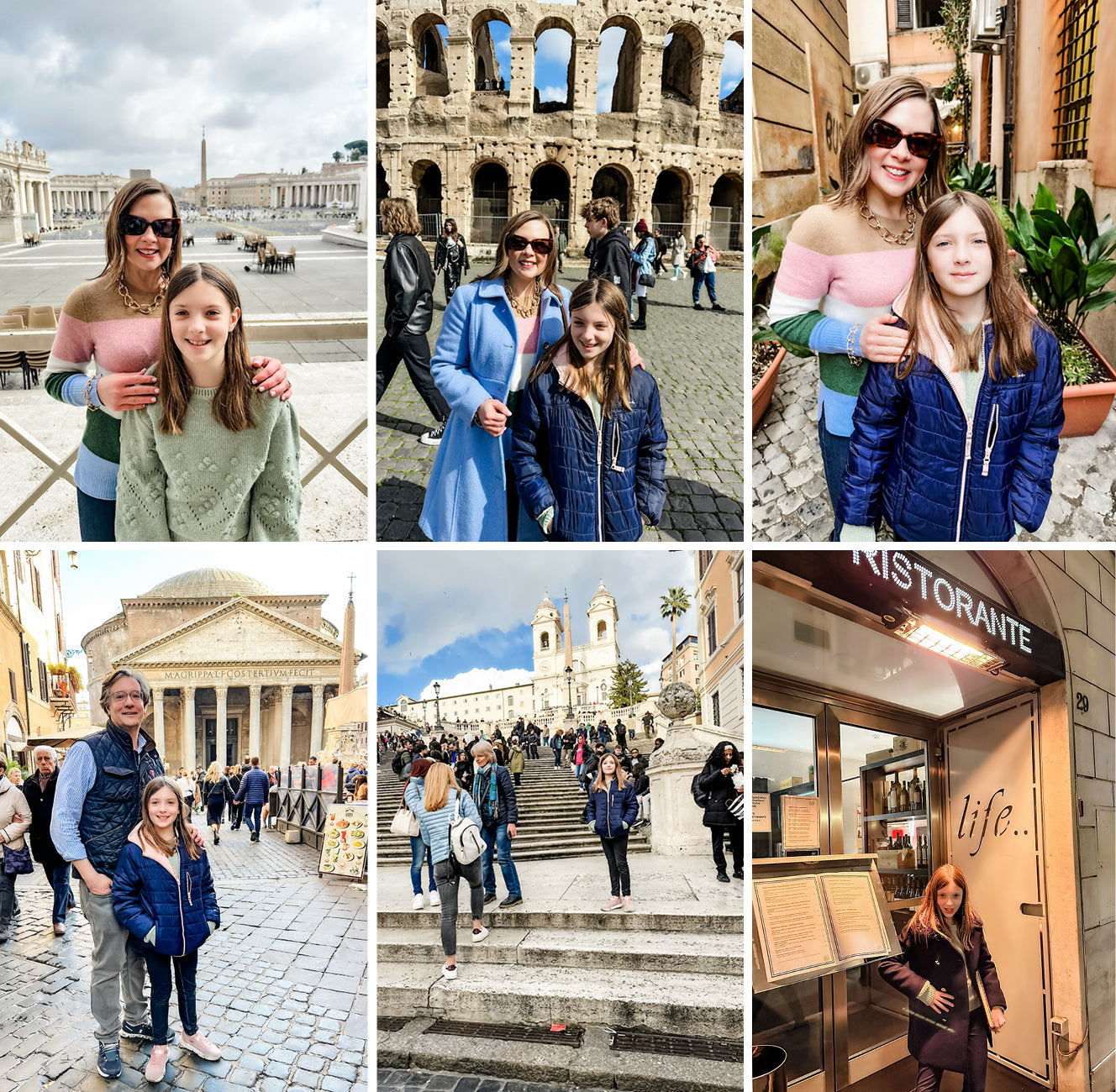 Rome - Day 2 - Vatican City, the Coliseum, Poldo e Gianna Osteria, the Pantheon, Spanish Steps, Life Ristorante