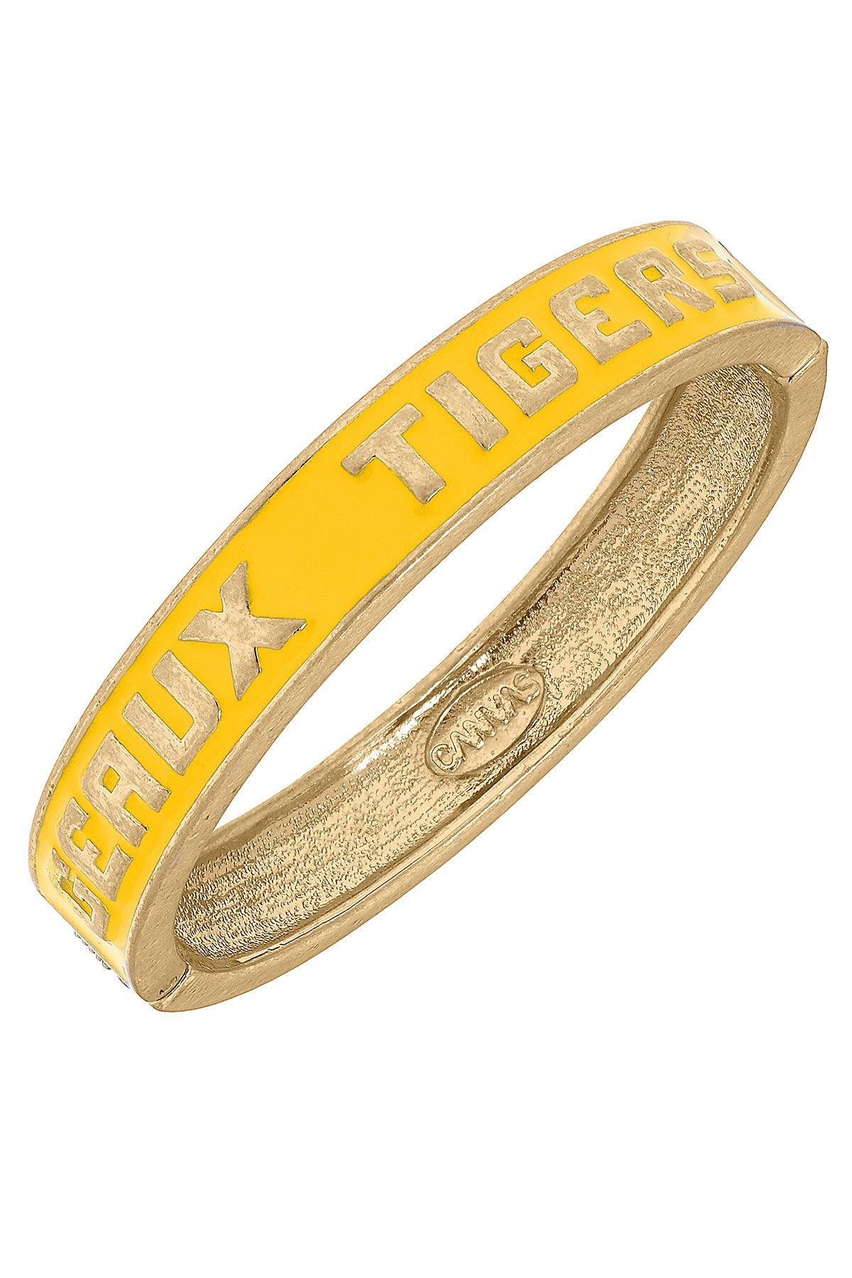 LSU Tigers Enamel Hinge Bangle - FINAL SALE