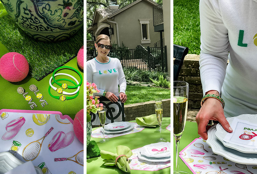 Tennis Themed Tablescape