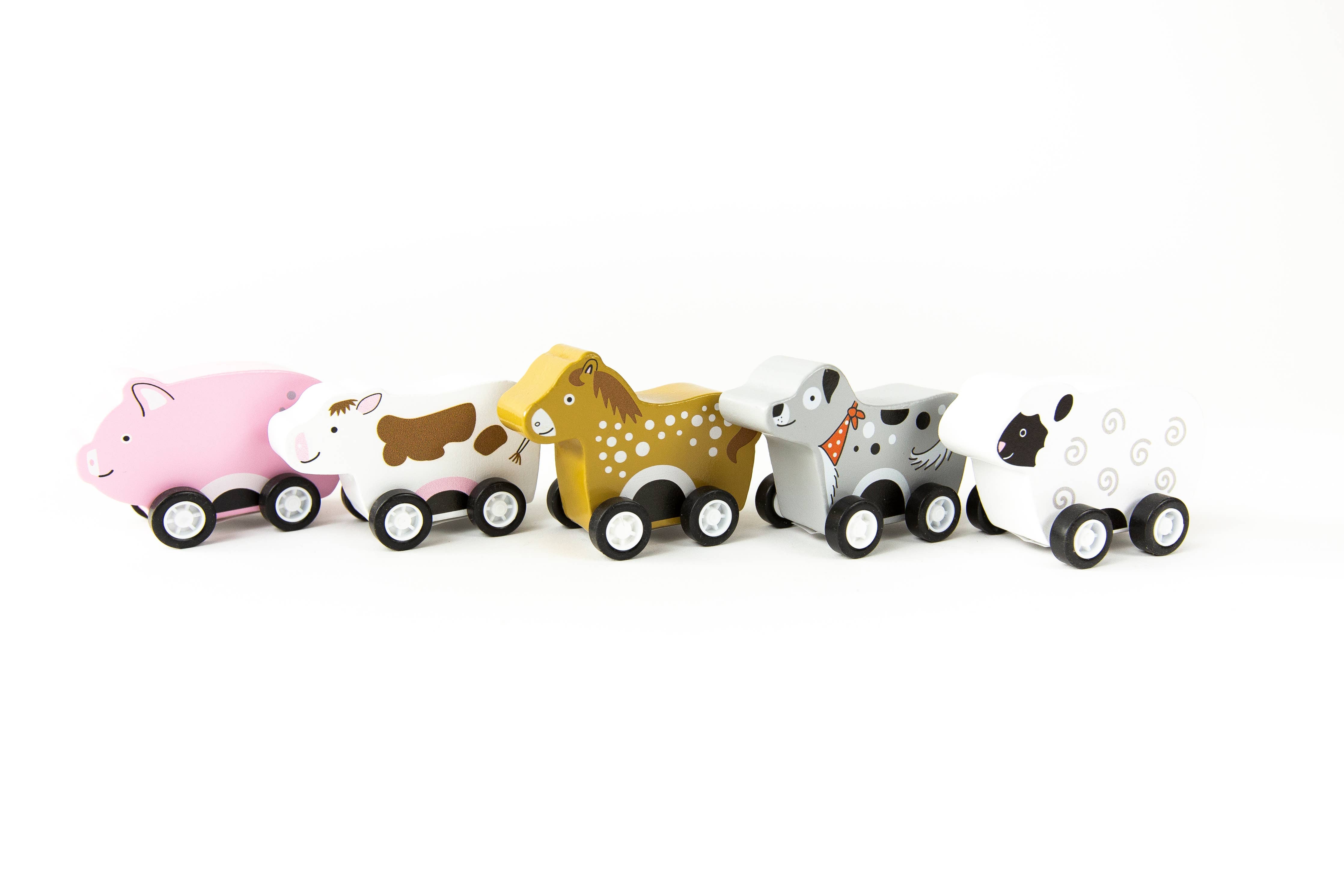 Jack Rabbit Creations - Pull Back Barnyard Animals Refill - Set of 20