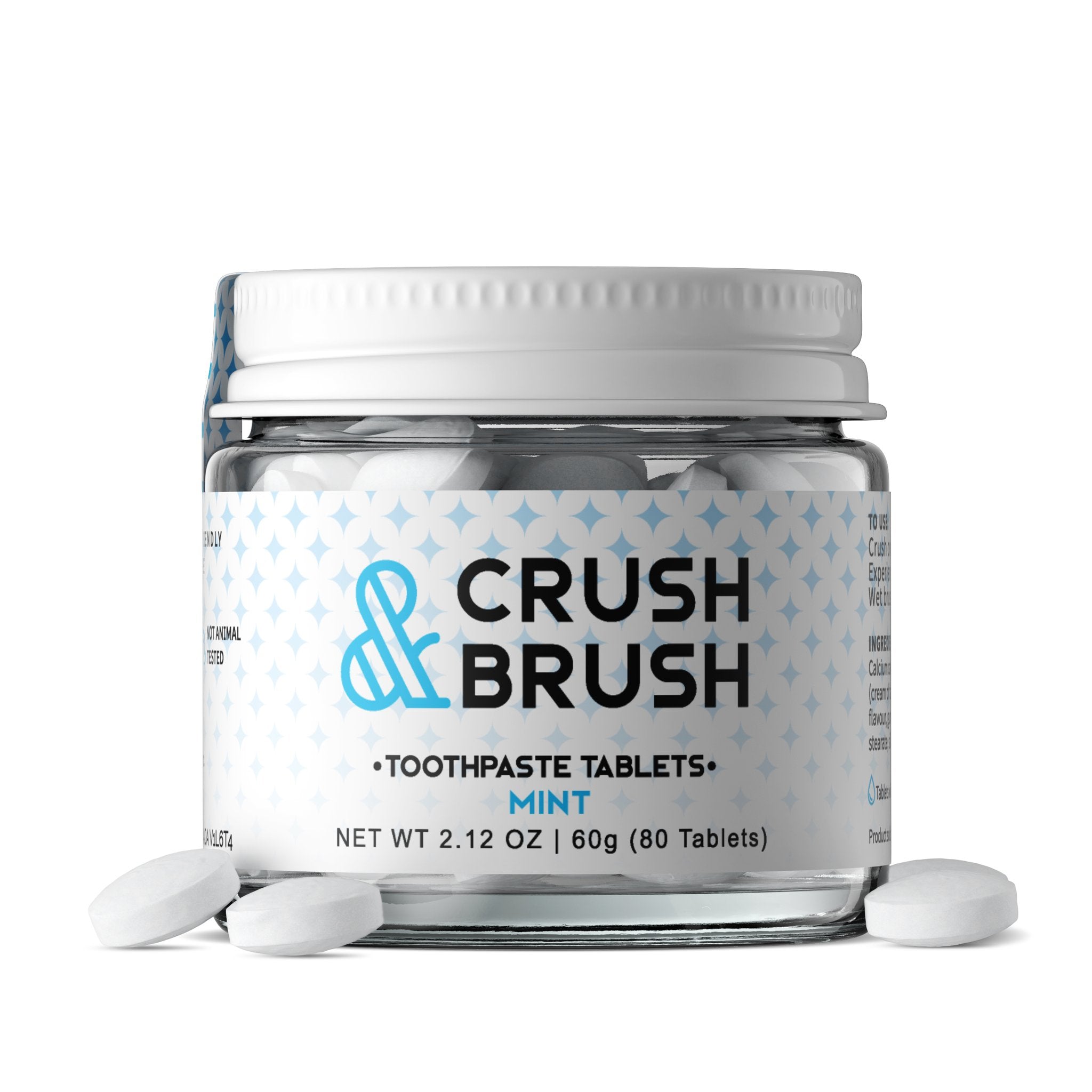 crush and brush toothpaste tablets