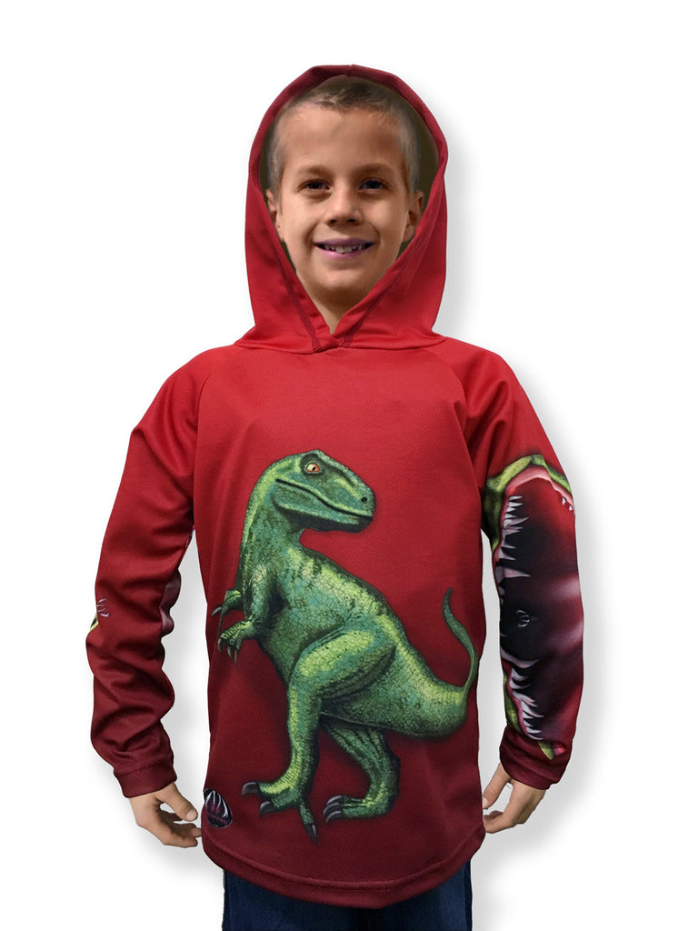 New RED RAPTOR Hoodie Shirt by Mouthman for $34.99 – MOUTHMAN® Official ...