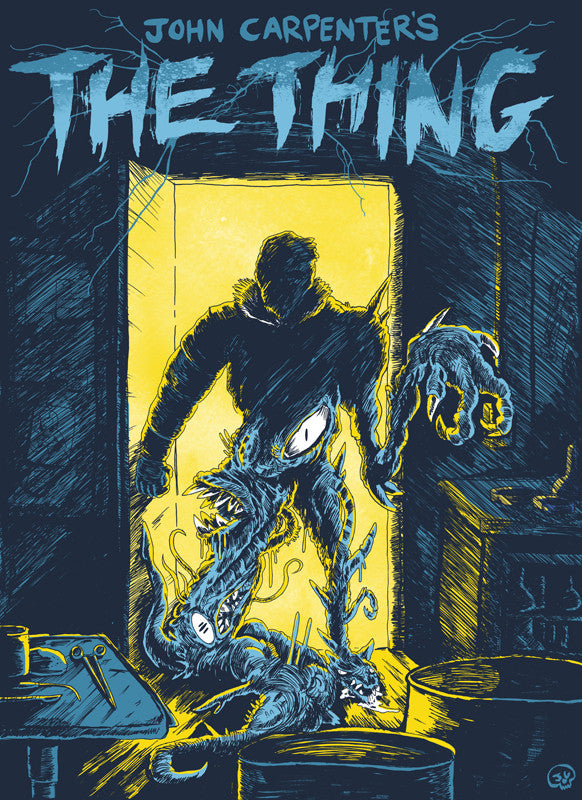 John Carpenter's The Thing Poster | Pizza Party Printing
