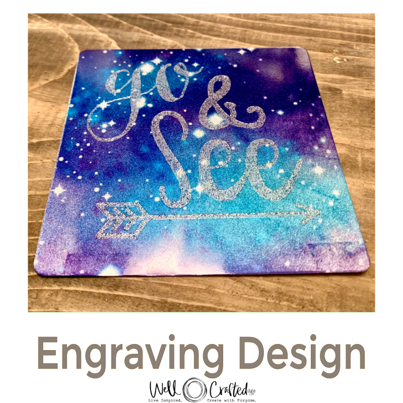 Go and See Engraving Design