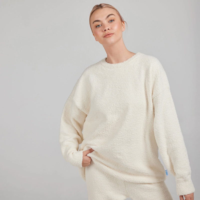 COS + Oversized Teddy Fleece Wool-Mix Sweatshirt