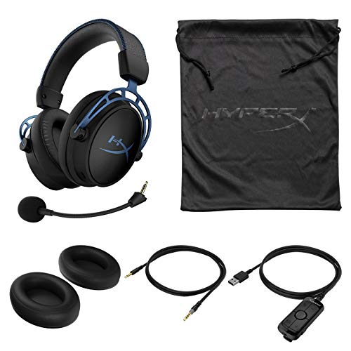 HyperX Cloud Alpha - Auriculares inalámbricos para juegos para PC, bat