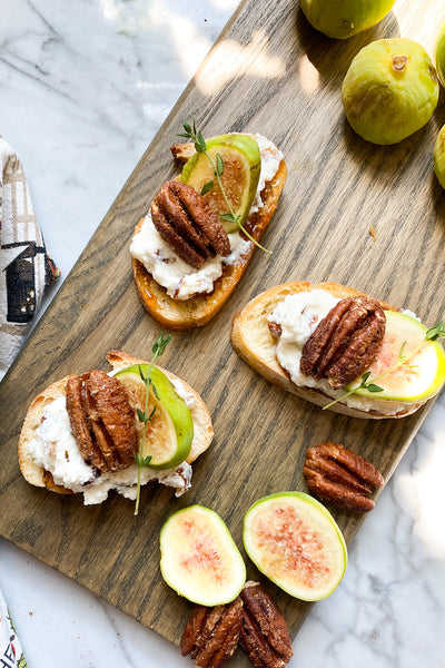 Fig and Pecan Crostini