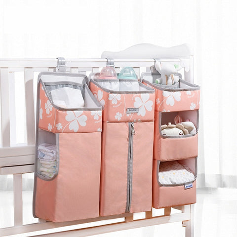 Sunveno Portable Baby Crib Organizer Diaper Storage Cradle Bag