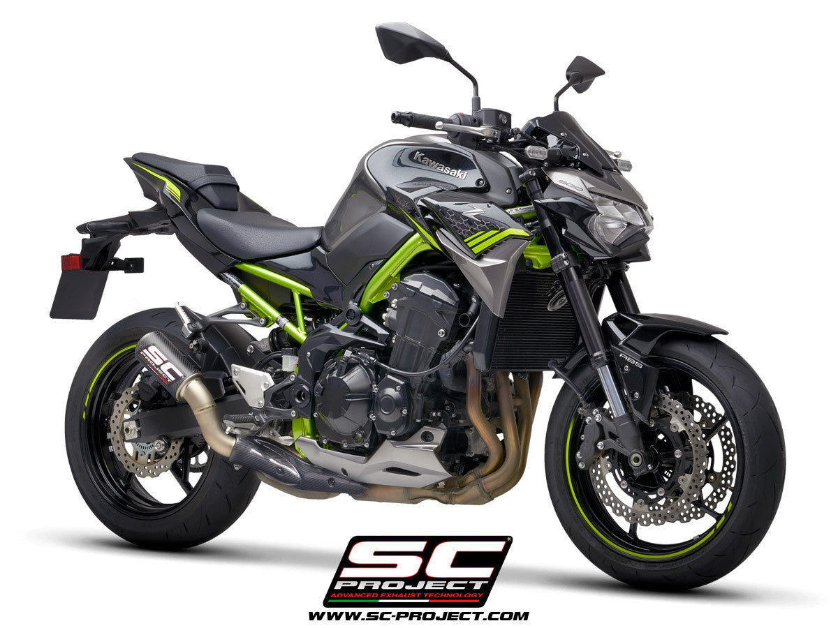 SCプロジェクト Kawasaki Z900 17-19 CR-T スリップオン  フルチタンリンクパイプ (公道走行可) K25-T36CR 