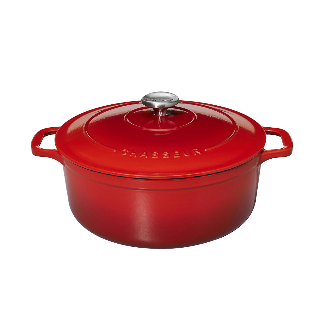 Chasseur Cast Iron Round Casserole Matte Black Cantine Fran aise