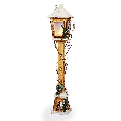 80cm Nordic Wooden Lamp Post Led Christmas Decoration