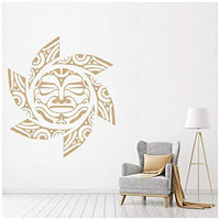 Azutura Tribal Sun Wall Sticker Decorative Weather Wall Decal Kids Bedroom Home Decor Available In 5 Sizes And 25 Colours X Large Moss Green