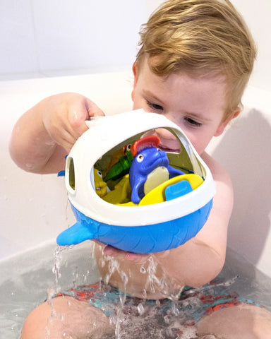 Playing in the bath