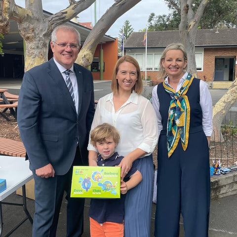 Happy Planet Toys meet the Prime Minister and Environment Minister