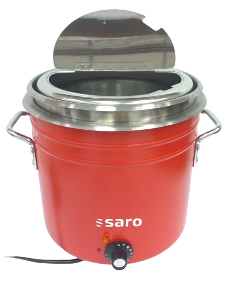 SARO Retro suppe kedel rød