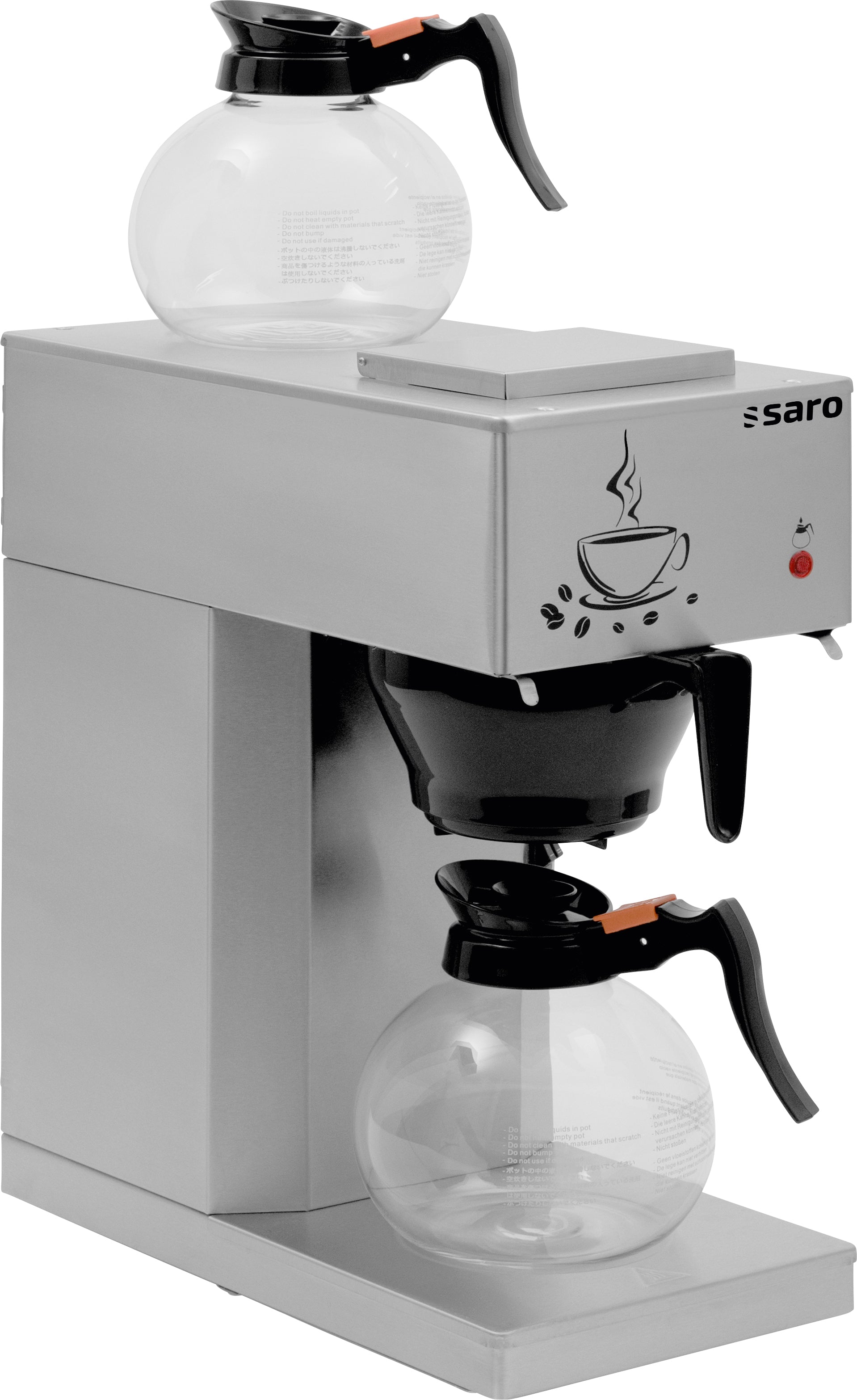 Billede af SARO Kaffemaskine - 1,8 liter - 2 kander - 2 varmeplader - Model ECO