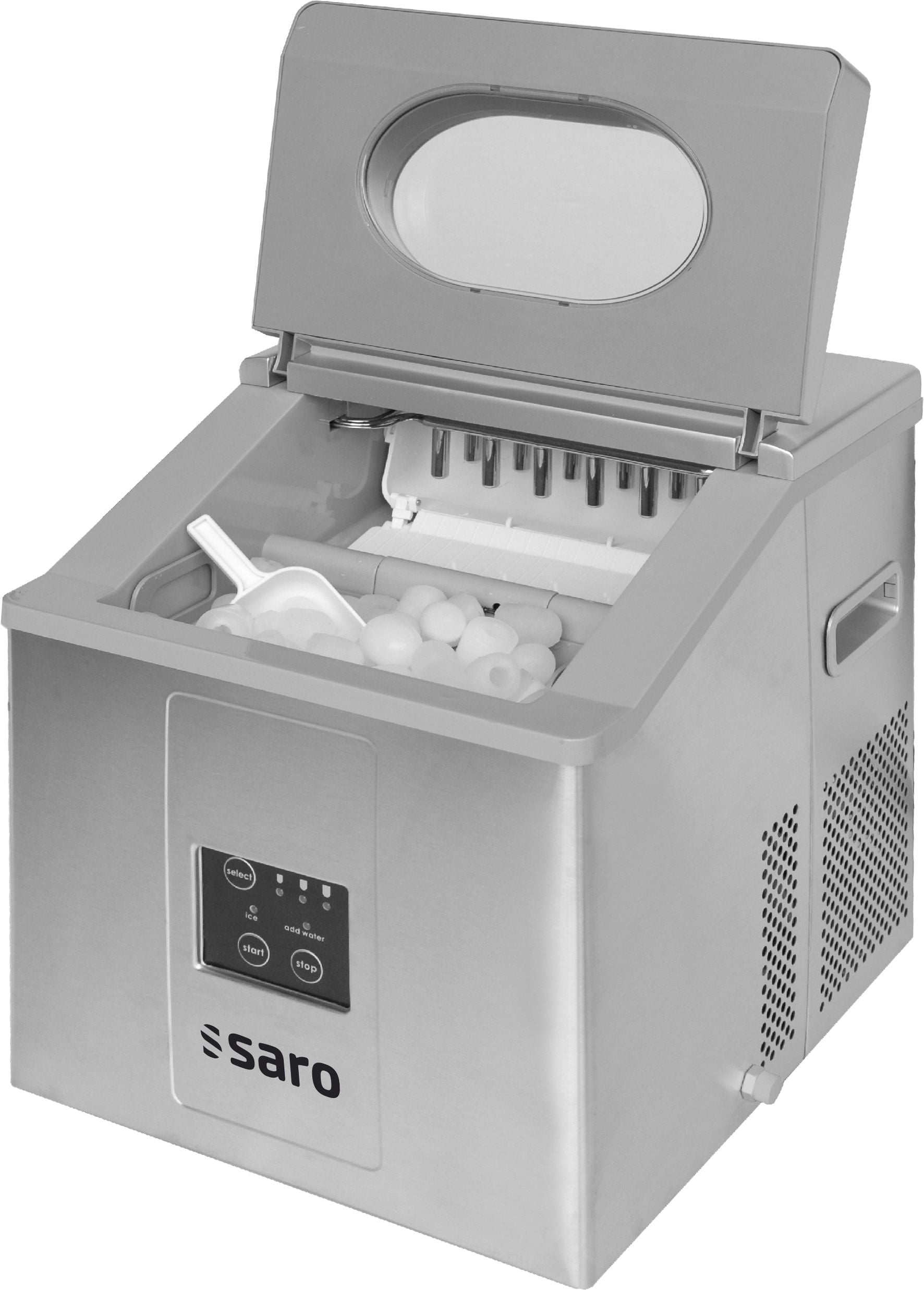 Se SARO isterningmaskine model EB 15 - 15 kg hos Maxigastro.com