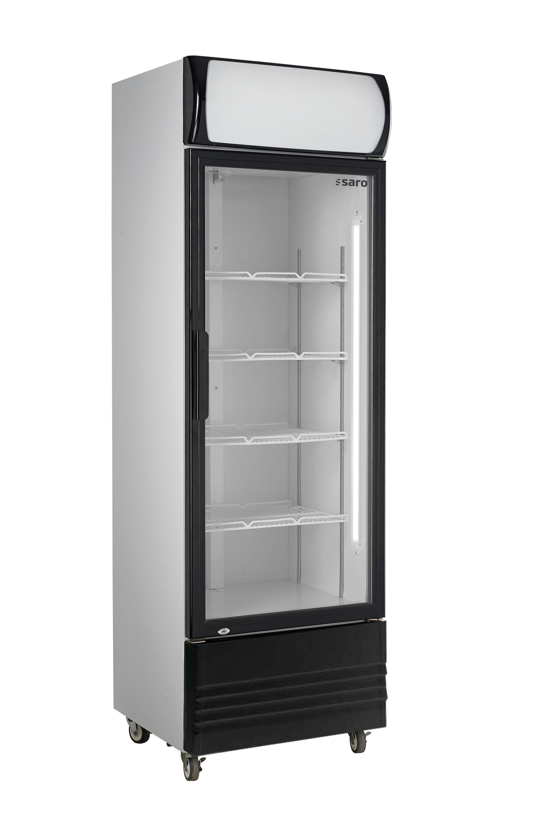 SARO Køleskab med glaslåge og billboard, model GTK