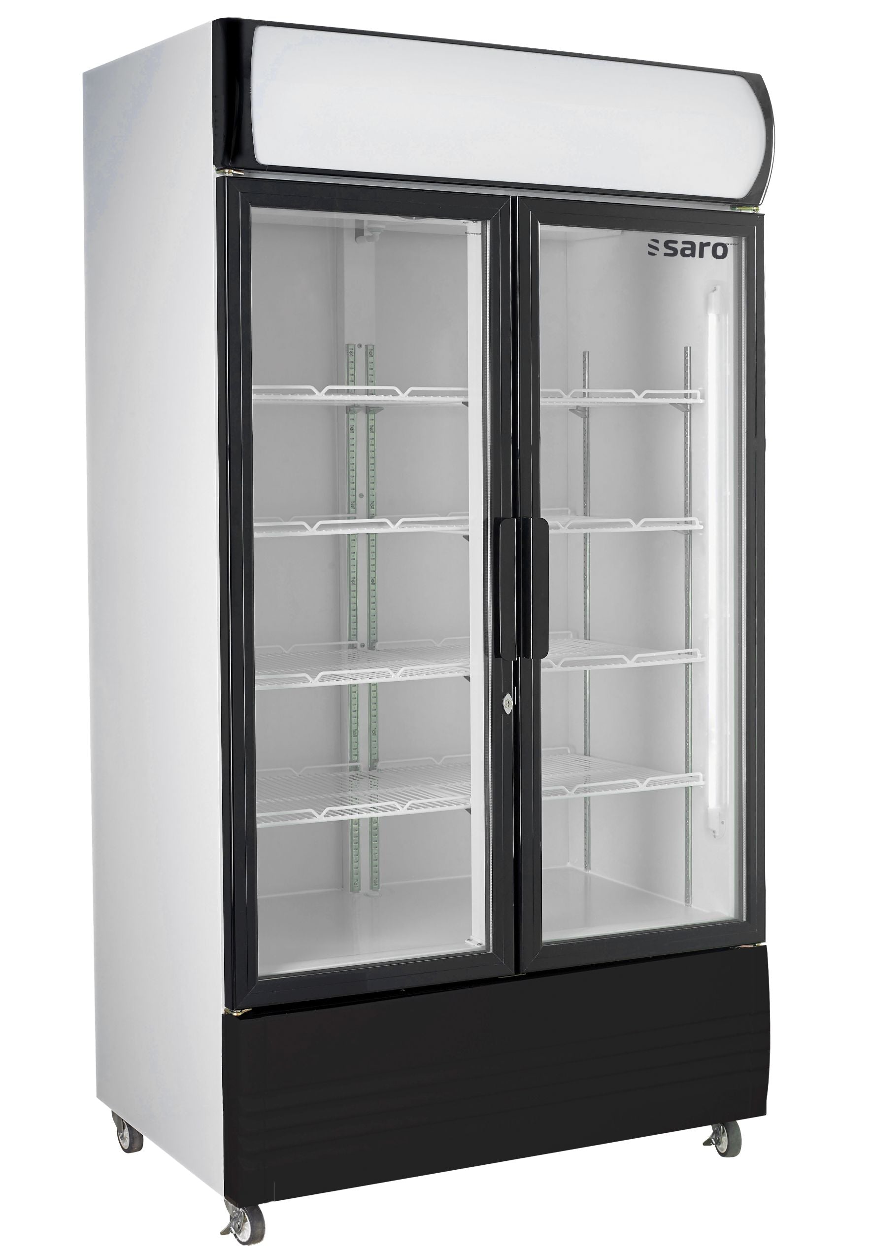 Billede af SARO Køleskab med 2 glaslåger og billboard, model