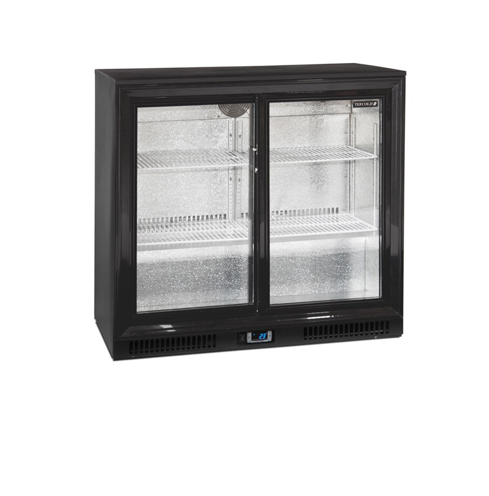 Se Backbar / Bar køleskab - 2 skydedøre i glas - DB201S hos Maxigastro.com