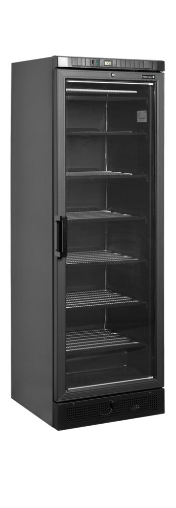 Se Sort displayfryser 300 liter - UFSC371G Black hos Maxigastro.com