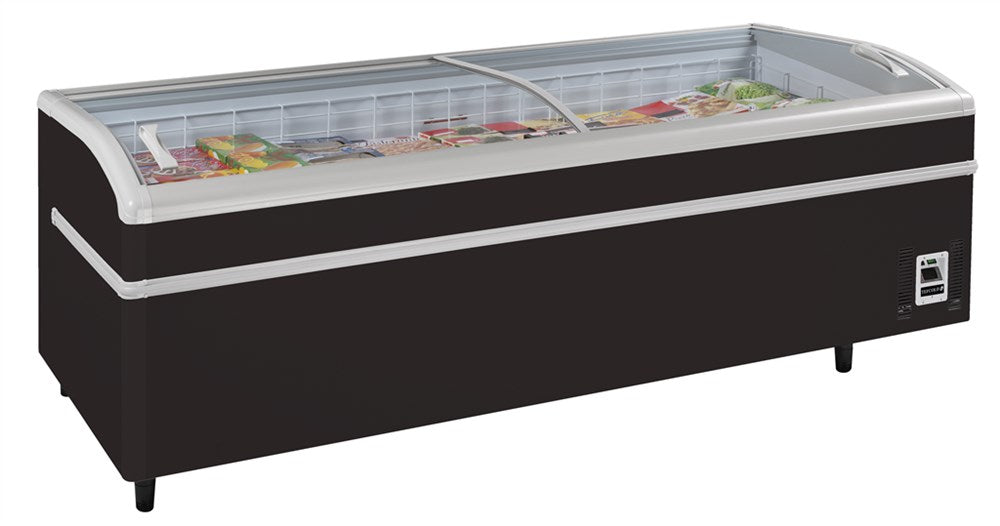 Se Supermarkedskøler / -fryser i sort-SHALLOW 250B-CF hos Maxigastro.com