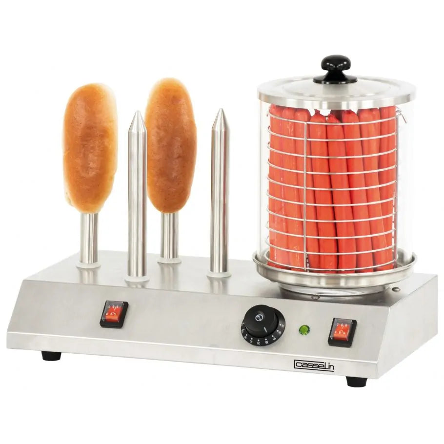 Se Fransk hotdog maskine - 4 spyd hos Maxigastro.com